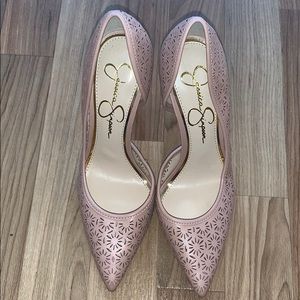 Blush Jessica Simpson heels
